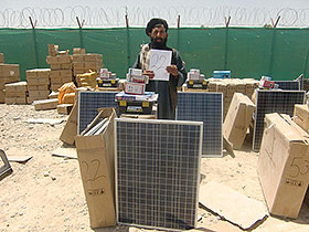Provision and Installation of 300 Solar Home Systems for shopkeeper in Kandahar Province in 2012